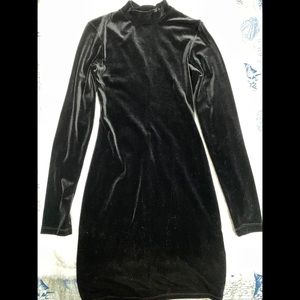 Velvet Long Sleeve Dress